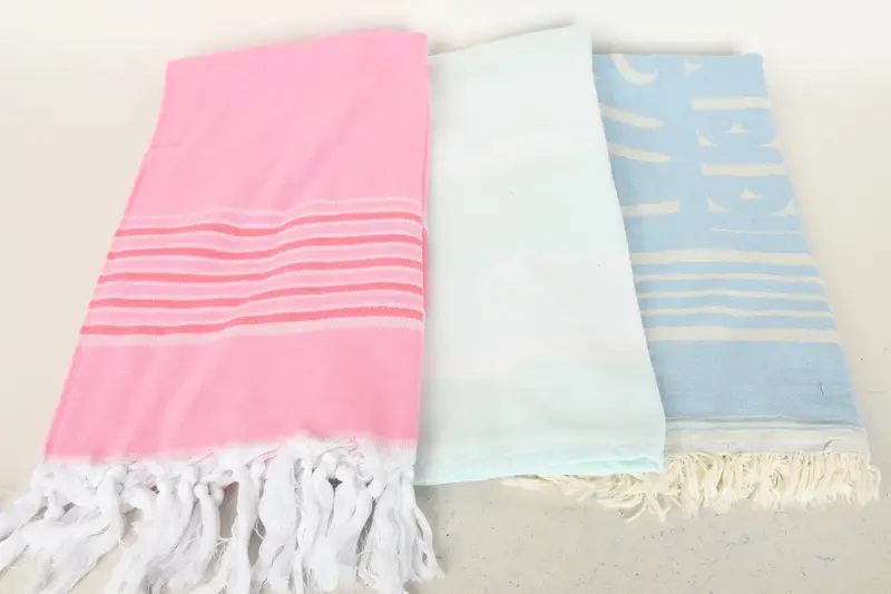 Beach towel, 70x40 Cotton Set of 8 Towel, Quick-dry peshtemal, Bridesmaid Proposal Gift, Oversized Beach Towel, Peshtemal Towel USA, Organic towel - 6