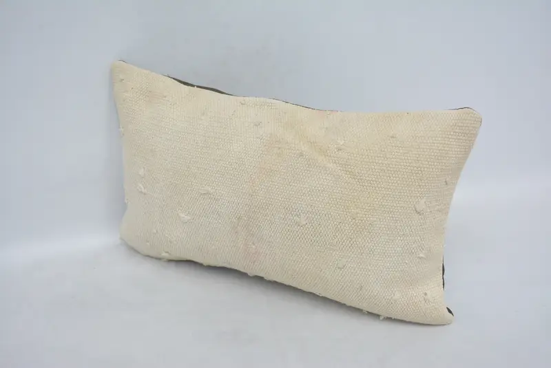 12x20 White Cushion Cover, Antique Pillows, Vintage Kilim Throw Pillow, Oriental Pillow Cover, Vintage Kilim Pillow, Cushion, Tribal Pillow Sham - 4