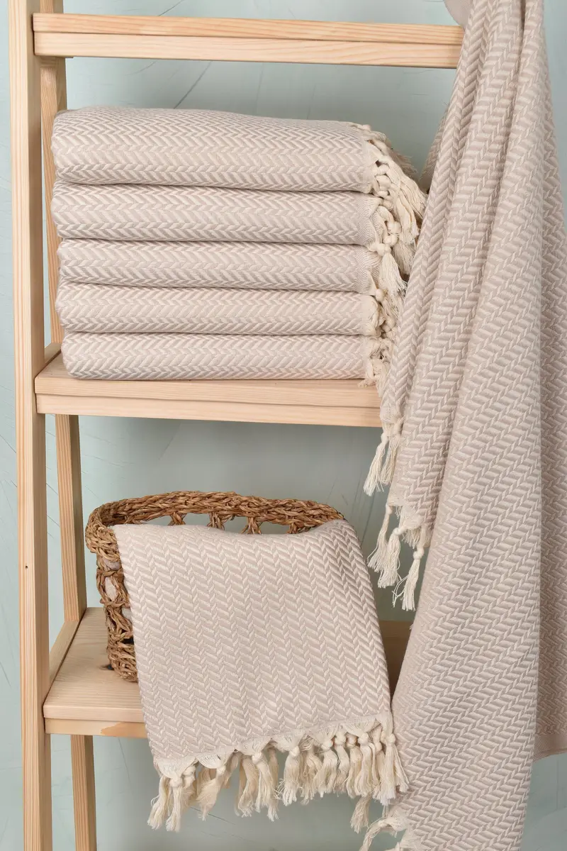 Personalized Bridesmaid Gift, 70x40 Cotton Chevron Towel, Home Decor Towel, Turkish Towel Beach, Custom Beach Towel, Custom Name Towel - 3