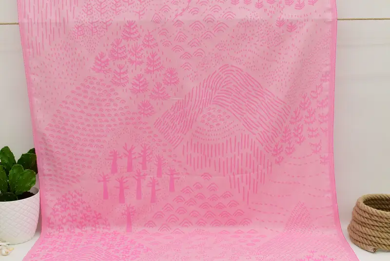 68x40 Cotton Mountain Design Towel, Employee Gifts, Gift For Her, Sand-free towel, Monogram Turkish Towel, Authentic Turkish hammam peshtemal - 1