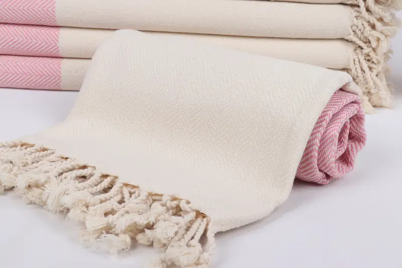 Spa Gift Towel, Handwoven Turkish Towel, 70x36 Cotton Zig zag Towel, Summer Gift, Gift Boxes Towel, Bachelorette Party Gift, Bridal Shower Gift - 4