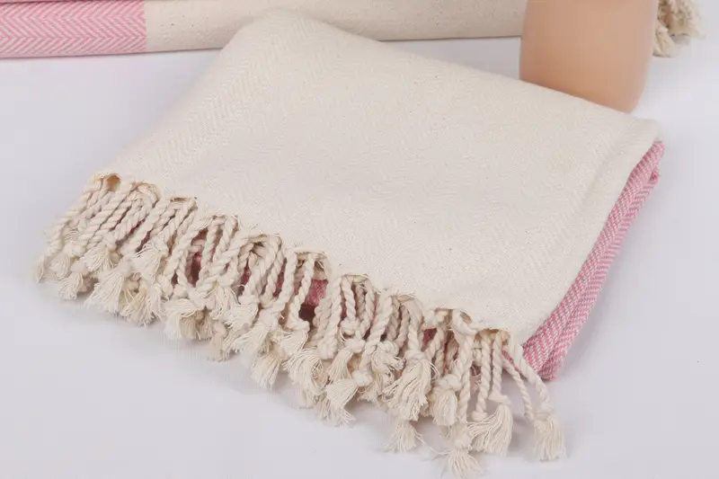 Spa Gift Towel, Handwoven Turkish Towel, 70x36 Cotton Zig zag Towel, Summer Gift, Gift Boxes Towel, Bachelorette Party Gift, Bridal Shower Gift - 5