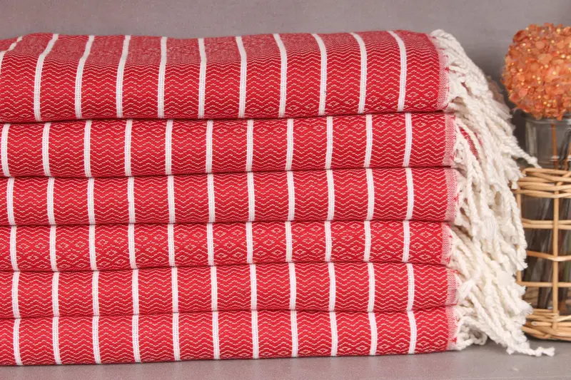 Turkish bath towel, Absorbent Turkish towel, Wedding Gift For Bride, Cute Beach Towel, Monogram Beach Towel, 70x40 Cotton Striped Towel - 2