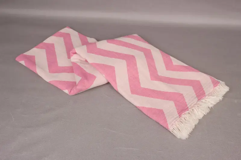 Bachelor Towel, Anniversary Gift For Her, Gifts For Him, Quick-dry towel, 70x40 Cotton Zigzag Design Towel, Beach Towel Bulk, Bridesmaid Gift - 6