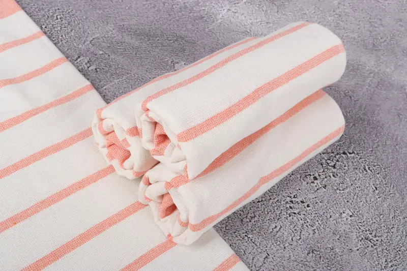 Wedding Gift, 36x18 Cotton Striped Towel, Personalized Gifts, Best Friend Gift, Personalized Dish Towel, Gift For The Home Decor, Monogram Tea Towel - 7