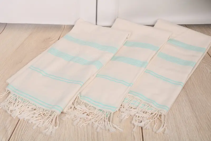 Thin towel, Pool Towels, 80x36 Cotton Striped Towel, Large Turkish Towel, Christmas Gift, Sand-resistant Turkish towel for travel, Turkish Towel USA - 6