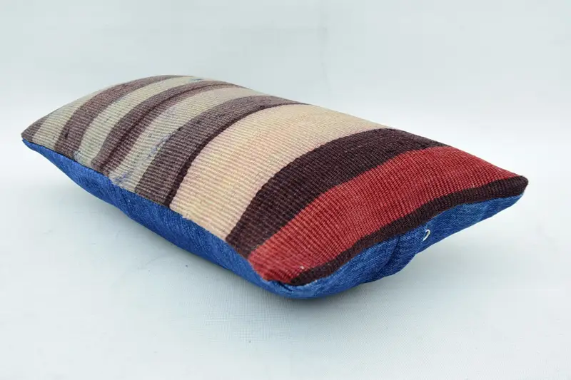 8x16 Beige Cushion Case, Handmade Kilim Cushion, Vintage Kilim Pillow, Turkish Rugs Pillow, Interior Designer Pillow, Pillow Sham - 6