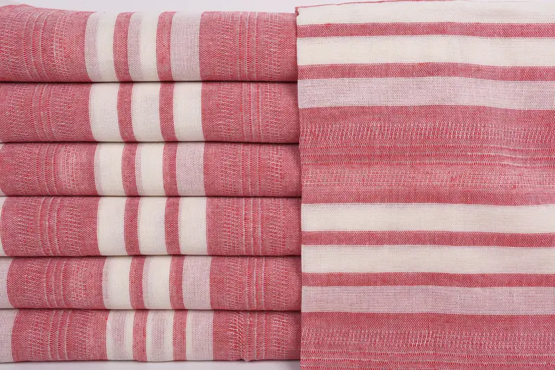Handmade Gift, Bachelorette Party Decorations, Wedding Shower Gift, Personalized Bridesmaid Gift, Friends Beach Towel, 68x40 Cotton Striped Towel - 1