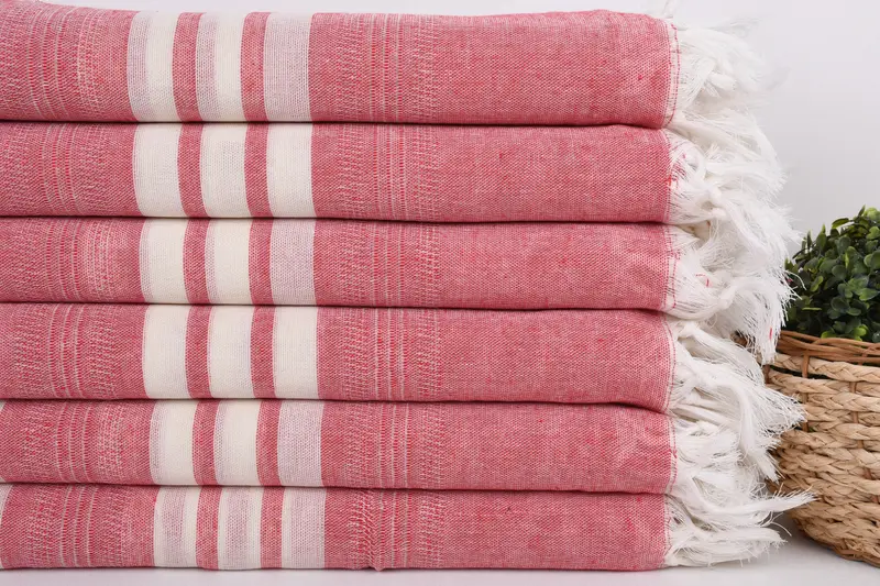 Handmade Gift, Bachelorette Party Decorations, Wedding Shower Gift, Personalized Bridesmaid Gift, Friends Beach Towel, 68x40 Cotton Striped Towel - 2