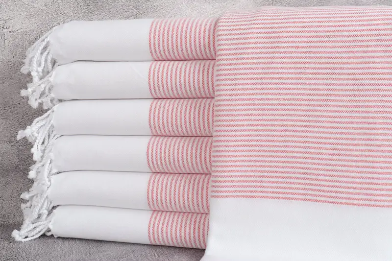 Merry Christmas Gifts, 70x36 Cotton Striped Towel, Bath towel, Bridal Shower Gift, Bachelor Bachelorette Party Favors, Pool Towels, Beach Size Towel - 1