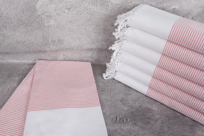 Merry Christmas Gifts, 70x36 Cotton Striped Towel, Bath towel, Bridal Shower Gift, Bachelor Bachelorette Party Favors, Pool Towels, Beach Size Towel - 2