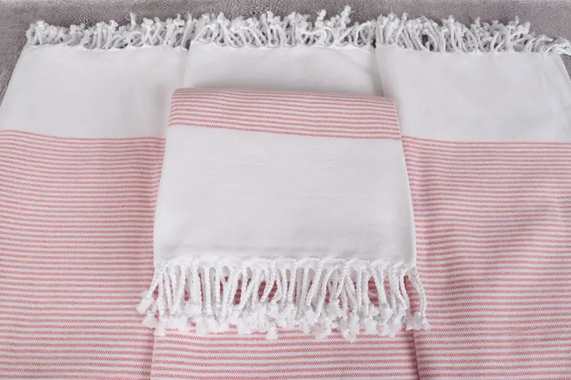 Merry Christmas Gifts, 70x36 Cotton Striped Towel, Bath towel, Bridal Shower Gift, Bachelor Bachelorette Party Favors, Pool Towels, Beach Size Towel - 4