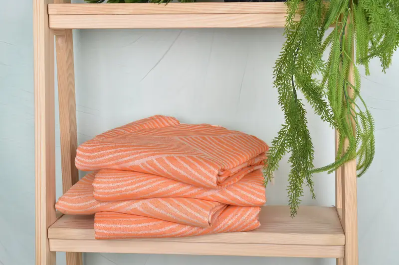 Sand-free peshtemal towel for the beach, Quick-dry peshtemal, 68x40 Cotton Striped Design Towel, Wedding Favors, Bridesmaid Gift, Grandma Gift - 8