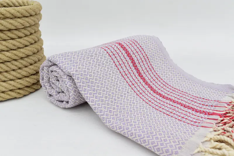 Wedding Day Gift For Bride, 70x40 Cotton Diamond Towel, Thin towel, Bachelor Gifts, Handwoven organic Turkish towel for spa, Monogram Beach Towel - 6