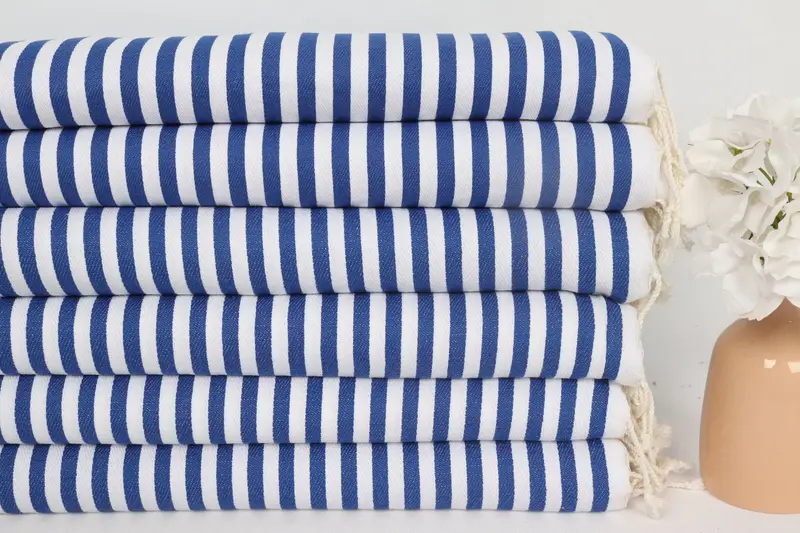 40x18 Cotton Striped Towel, Valentines Day Gift, Monogram Hand Towel, Gym Towel, Personalized Gifts, Personalized Gift, Valentine Day Gift For Her - 3