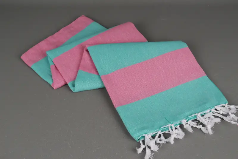 Bachelorette Party Gifts, Monogrammed Beach Towel, Beach Towel Gift, Spa Towel, Cotton towel, Bridal Shower Favor, 70x40 Cotton Striped Towel - 7