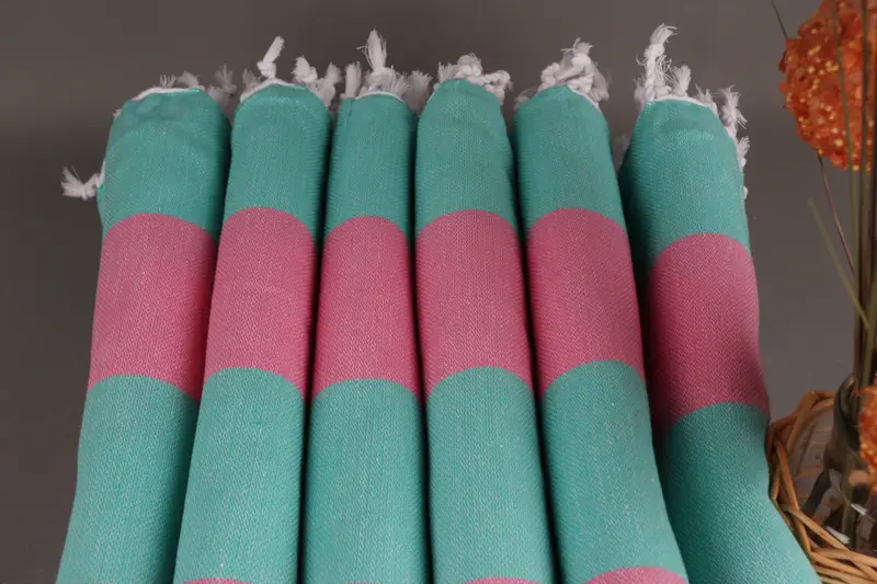 Bachelorette Party Gifts, Monogrammed Beach Towel, Beach Towel Gift, Spa Towel, Cotton towel, Bridal Shower Favor, 70x40 Cotton Striped Towel - 3