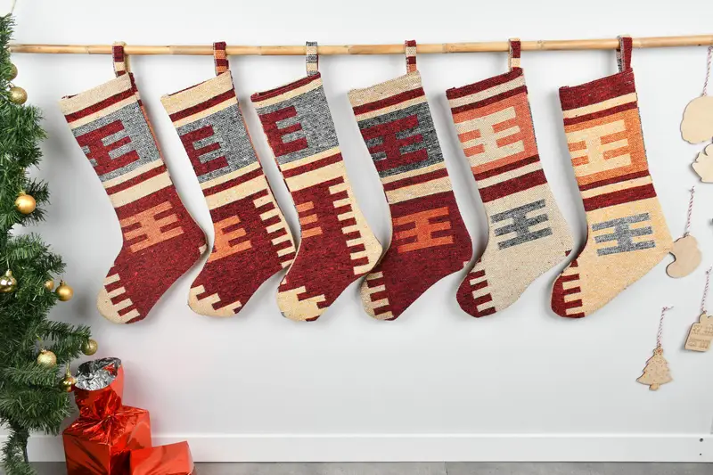 Kişiselleştirilmiş Noel Çorabı, 8 İnç Duvara Asılan Çorap