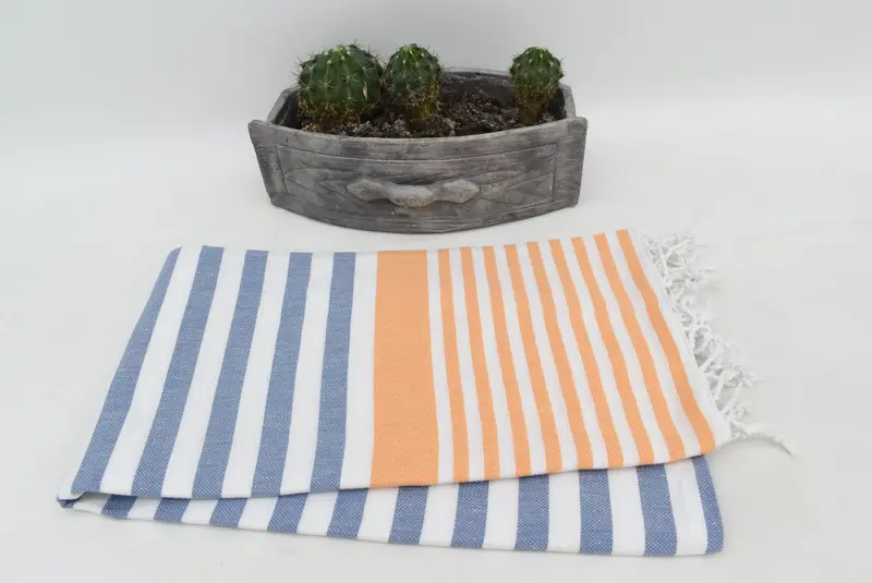 Wedding Gift, Turkish Towel Set, Sand-resistant towel, Friends Beach Towel, Employee Gifts, Quick-Dry Beach Towel, 68x36 Cotton Striped Towel - 8
