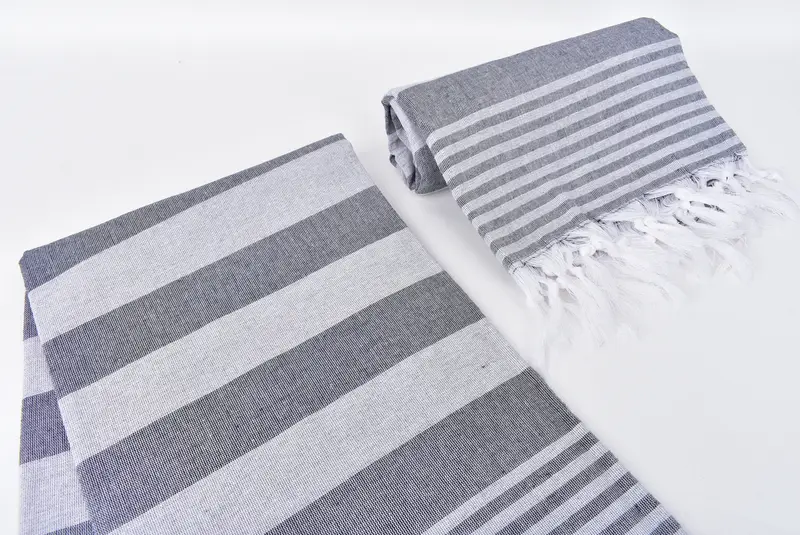 68x36 Cotton Striped Towel, Handmade Turkish Towel, Bridesmaid Gifts, Housewarming Gift, Grandma Gift, Lightweight towel, Lightweight Turkish towel - 7