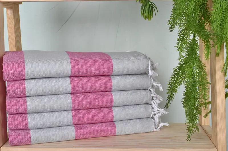 70x40 Cotton Striped Towel, Beach Theme Wedding Gift, Spa Towel, Grandma Gift, Custom Gift, Absorbent Turkish towel, Yoga Towel, Beach Towel Bulk - 2