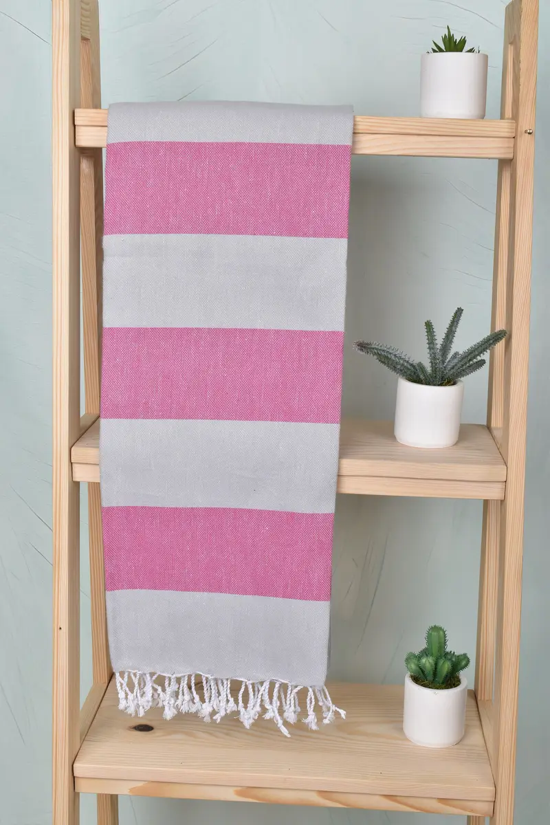 70x40 Cotton Striped Towel, Beach Theme Wedding Gift, Spa Towel, Grandma Gift, Custom Gift, Absorbent Turkish towel, Yoga Towel, Beach Towel Bulk - 8