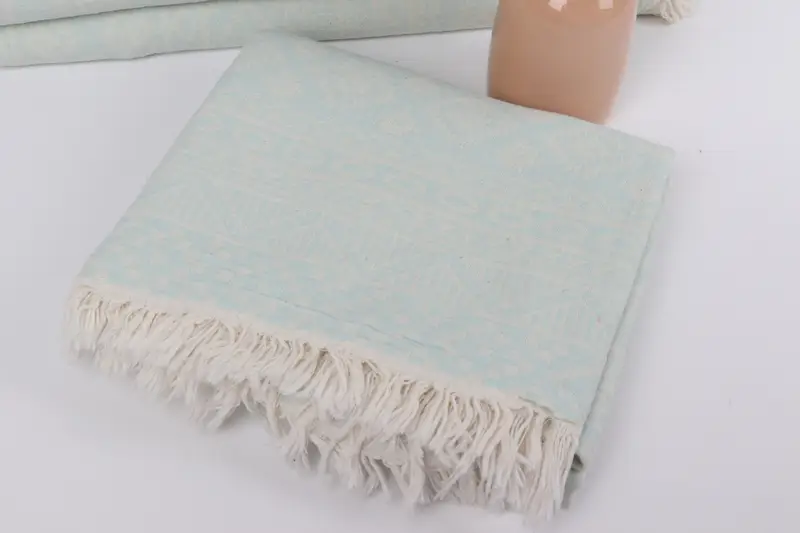 Thin towel, Girls Weekend Favors, Holiday Towel, Monogrammed Beach Towel, Spa Gift, Bachelorette Party Decorations, 68x36 Cotton Geometric Towel - 6