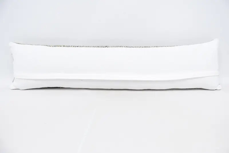 Pillow Sham, Kilim Pillow, 12x48 White Pillow Case, Office Chair Pillow Case, Vintage Kilim Pillow, Farmhouse Cushion, Turkish Kilim Pillow - 6