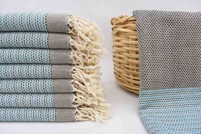 70x40 Cotton Geometric Towel, Luxury Turkish beach towel for summer vacation, Cotton towel, Bridesmaid Gifts, Gift For Her, Gift For Boyfriend - 2