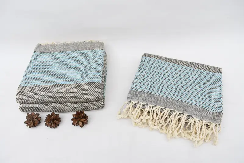 70x40 Cotton Geometric Towel, Luxury Turkish beach towel for summer vacation, Cotton towel, Bridesmaid Gifts, Gift For Her, Gift For Boyfriend - 8