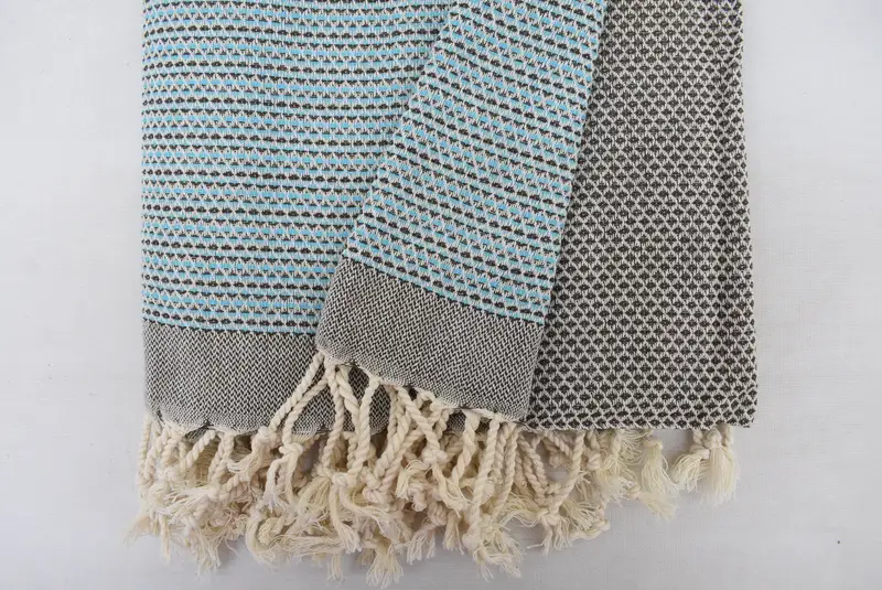70x40 Cotton Geometric Towel, Luxury Turkish beach towel for summer vacation, Cotton towel, Bridesmaid Gifts, Gift For Her, Gift For Boyfriend - 4