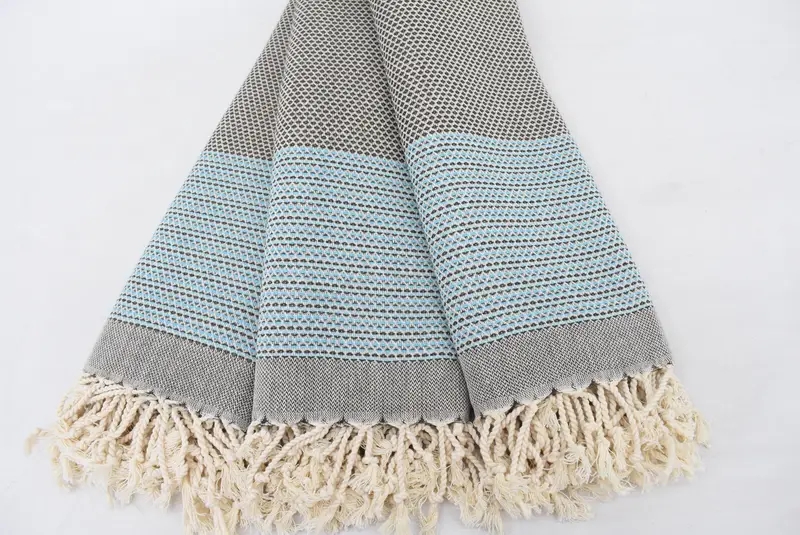 70x40 Cotton Geometric Towel, Luxury Turkish beach towel for summer vacation, Cotton towel, Bridesmaid Gifts, Gift For Her, Gift For Boyfriend - 3