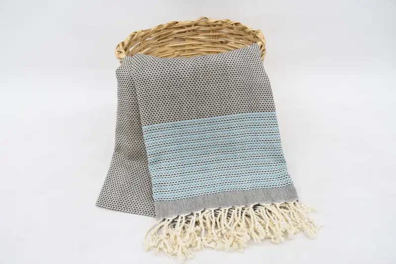 70x40 Cotton Geometric Towel, Luxury Turkish beach towel for summer vacation, Cotton towel, Bridesmaid Gifts, Gift For Her, Gift For Boyfriend - 6