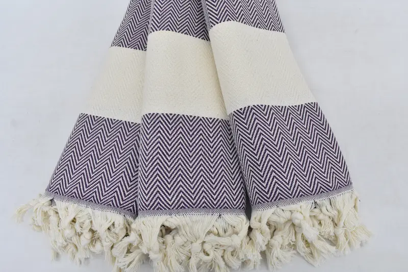 Bio -Handtuch, benutzerdefiniertes türkisches Handtuch, türkisches Strandtuch, Hochzeitsgeschenke Handtuch, 70x40 Baumwoll -Fischgrätenhandtuch, Weihnachtsgeschenke, türkisches Handtuch - 4