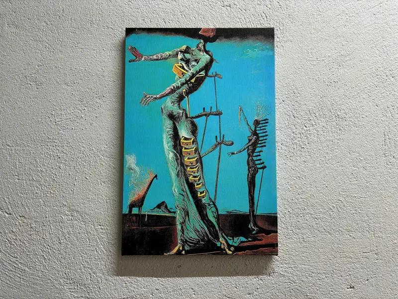 ダリ キリン キャンバス: あなたのスペースのためのシュールなアート プリント