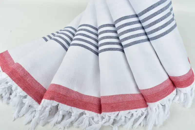 Turkish beach towel, 68x36 Cotton Striped Terry Towel, Yoga Towel, Bachelorette Party Gifts Bridesmaids, Welcome Wedding Gift, Sand-resistant towel - 4