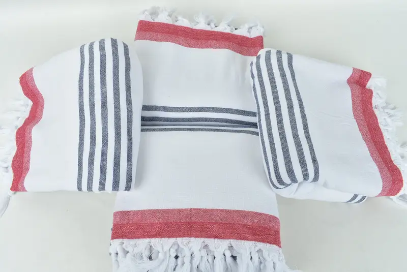 Turkish beach towel, 68x36 Cotton Striped Terry Towel, Yoga Towel, Bachelorette Party Gifts Bridesmaids, Welcome Wedding Gift, Sand-resistant towel - 6