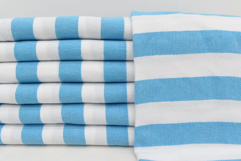 68x36 Cotton Striped Towel, Summer Gift, Personalized Gift For Her, Personalized Home Gift Wedding, Travel Towel, Travel towel, Custom Beach Towel - 1