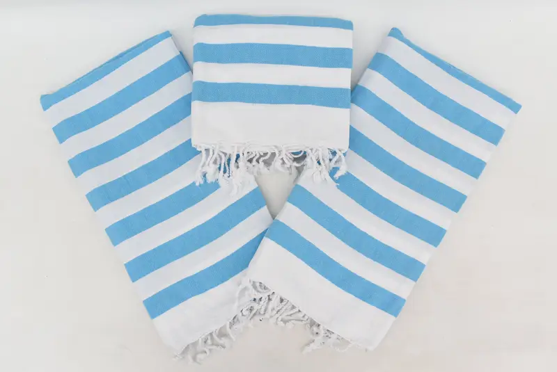 68x36 Cotton Striped Towel, Summer Gift, Personalized Gift For Her, Personalized Home Gift Wedding, Travel Towel, Travel towel, Custom Beach Towel - 4