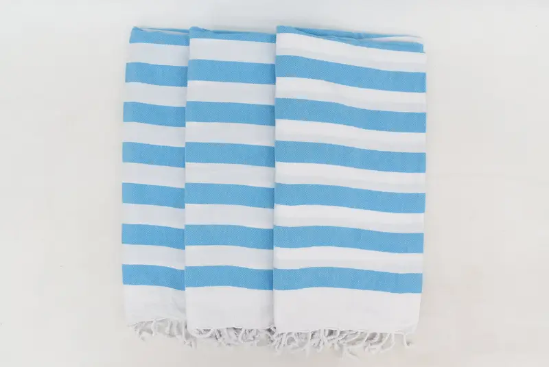 68x36 Cotton Striped Towel, Summer Gift, Personalized Gift For Her, Personalized Home Gift Wedding, Travel Towel, Travel towel, Custom Beach Towel - 3