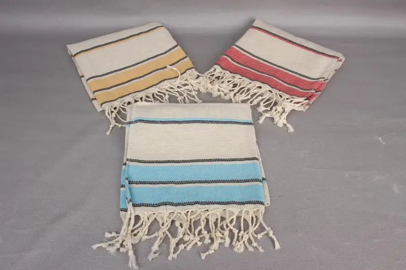 Monogram Kitchen Towel, Custom Turkish Towel, 40x20 Linen Striped Towel, Small Bath Towels, Wedding Favors, House Warming Gift, Monogram Towels - 4