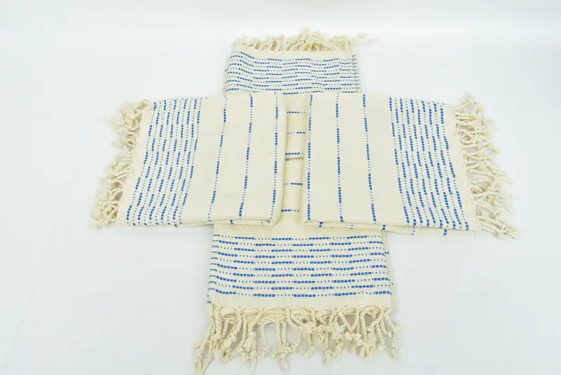 Erkek arkadaş için hediye, Türk çay havlu, 36x18 pamuklu çizgili tasarım havlu, monogramlanmış el havlu, kişiselleştirilmiş hediyeler, onun için hediyeler, spa havlu - 6