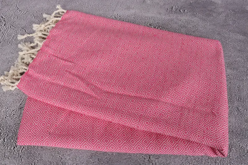 Summer Towel, Beach Towel Gift, Custom Beach Towels, Gifts For Him, Cotton towel, 70x38 Cotton Diamond Towel, Bridal Shower Gifts, Monogram Towels - 6