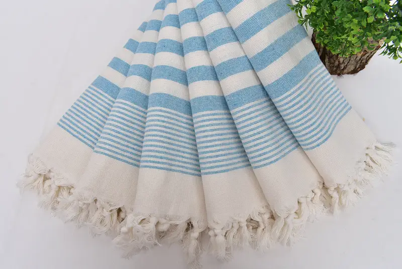 Türk havlu el havlu, hediye kutuları çay havlu, nedime havlu, kişiselleştirilmiş bulaşık havlu, monogramlı el havlu, 36x18 pamuklu çizgili karavar havlu - 4