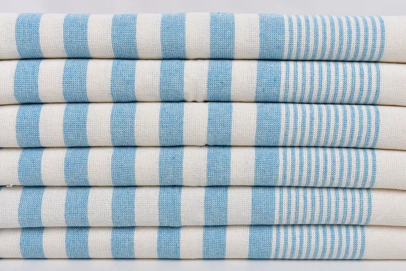 Türk havlu el havlu, hediye kutuları çay havlu, nedime havlu, kişiselleştirilmiş bulaşık havlu, monogramlı el havlu, 36x18 pamuklu çizgili karavar havlu - 2