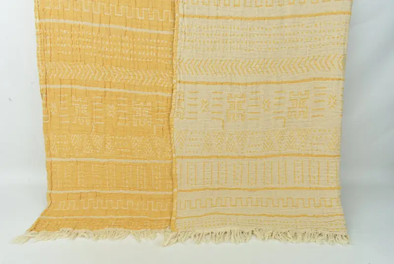 76x56 Cotton Kilim Design Towel, Decorative Bedspread, Organic Throw, Baby Boy Gift, Turkish Blanket, Bachelorette Party Favors, Throw Blanket Couch - 1