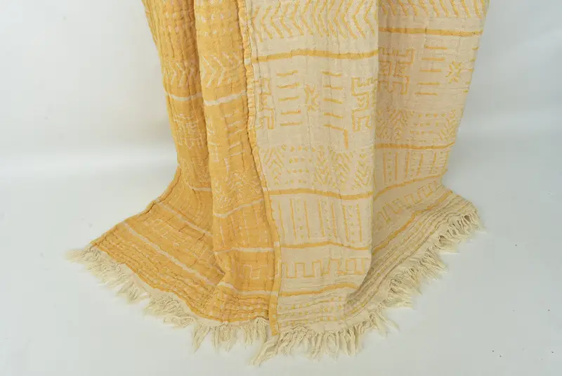 76x56 Cotton Kilim Design Towel, Decorative Bedspread, Organic Throw, Baby Boy Gift, Turkish Blanket, Bachelorette Party Favors, Throw Blanket Couch - 8