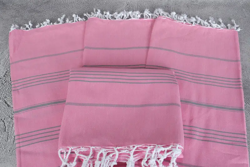 Cotton towel, Personalized Bridesmaid Gift, Gift For Boyfriend, Absorbent towel, 70x40 Cotton Striped Towel, Best Wedding Gift, Pool Towels - 4