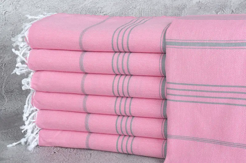 Cotton towel, Personalized Bridesmaid Gift, Gift For Boyfriend, Absorbent towel, 70x40 Cotton Striped Towel, Best Wedding Gift, Pool Towels - 1