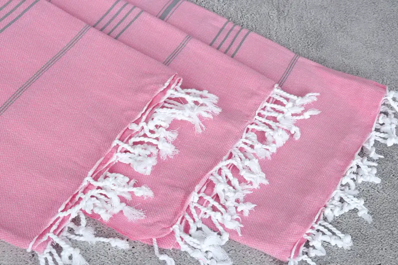 Cotton towel, Personalized Bridesmaid Gift, Gift For Boyfriend, Absorbent towel, 70x40 Cotton Striped Towel, Best Wedding Gift, Pool Towels - 5